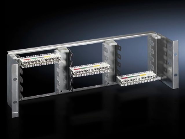 Опорный блок, 3 U для полос LSA-Plus, макс. 150 парных проводов