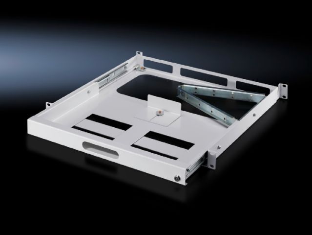 Выдвижной ящик для клавиатуры 1 U для двух пар монтажных уголков 482,6 мм (19")