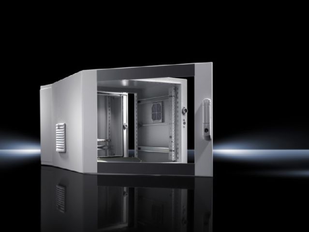 Настенные шкафы EL, трехсекционные, предварительно сконфигурированные с монтажными уголками, с регулируемой глубиной