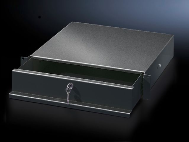 Выдвижной ящик для одной монтажной планки шириной 482,6 мм (19 дюймов). - фото 2