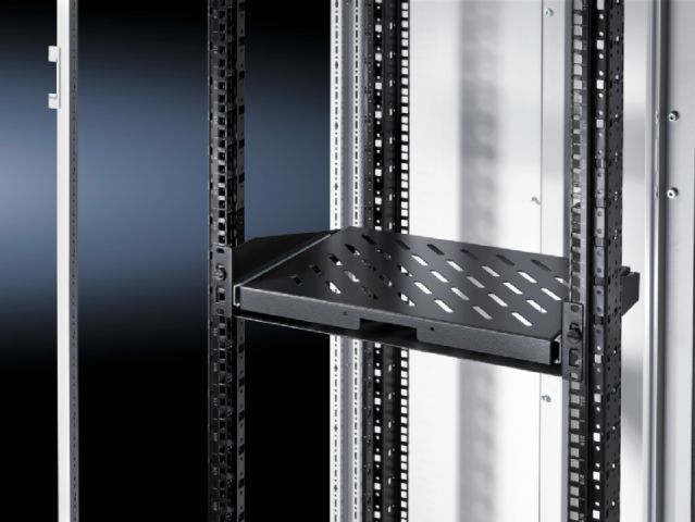 Приборная полка, выдвижная, 2 U для одной монтажной планки 482,6 мм (19") - фото 3