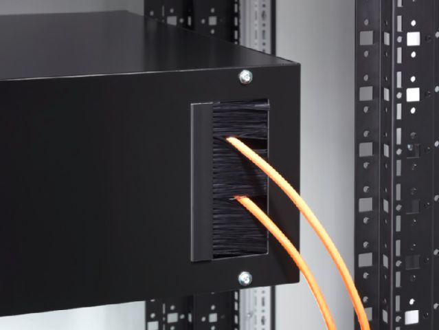 Малый шкаф для оборудования, 4 U, экранированный для одного монтажного уровня 482,6 мм (19"). - фото 2