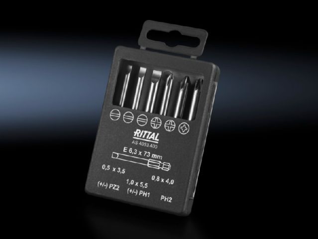 Набор промышленных бит для аккумуляторной отвертки с длинным стержнем