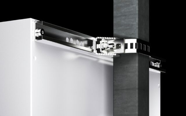 Зажим для опоры для пластиковых корпусов AX, KX, AX, настенных шкафов AX IT, CS