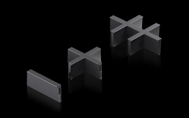 Вкладка Для пластиковой панели основания, модульная и уплотнительная рамка, модульная