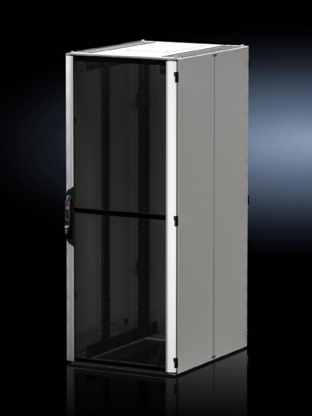 Aluminium/sheet steel door, vented for VX IT