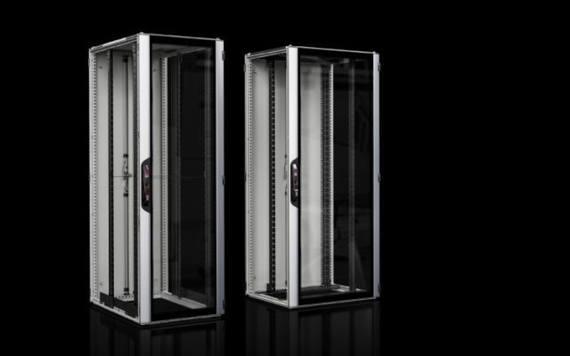 Сетевая/серверная стойка VX IT со стеклянной дверью, с монтажными уголками 482,6 мм (19 дюймов), стандарт