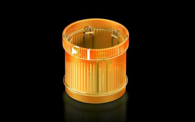 Компонент мигающего света для сигнального столба, модульный