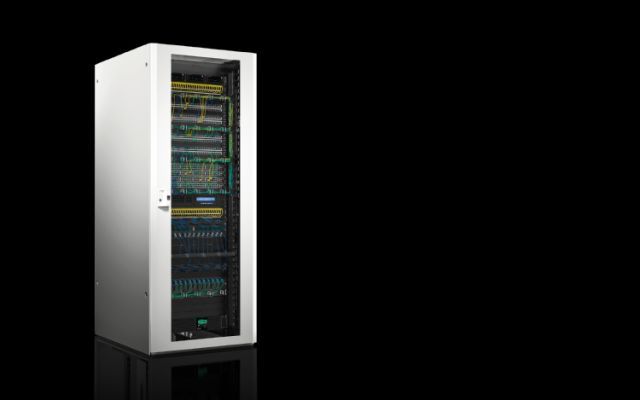 Сетевая стойка TX CableNet со стеклянной дверью