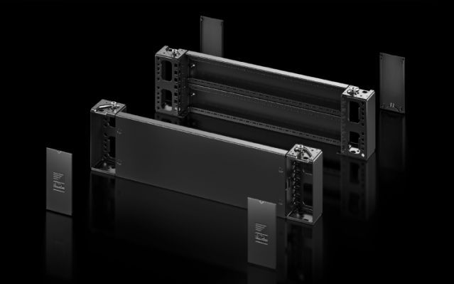 Угловые элементы цоколя с декоративными панелями цоколя спереди и сзади для системы цоколя VX, листовая сталь - фото 3