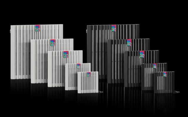 Вентилятор с фильтром синего цвета e+