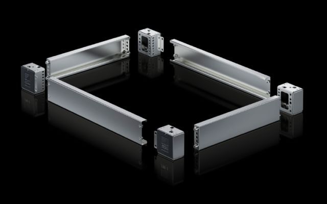 Угловые элементы цоколя с декоративными панелями цоколя спереди и сзади для системы цоколя VX, нержавеющая сталь Новая версия - фото 2