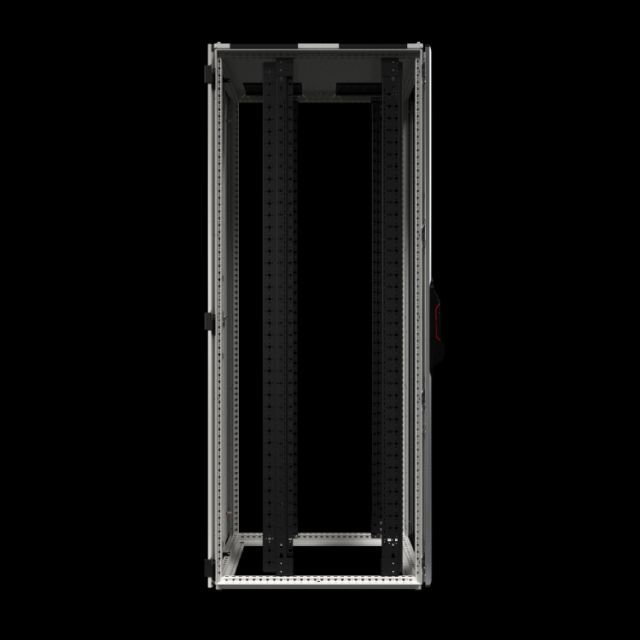 Сетевая/серверная стойка VX IT со стеклянной дверью, с монтажными уголками 482,6 мм (19 дюймов), стандарт - фото 4