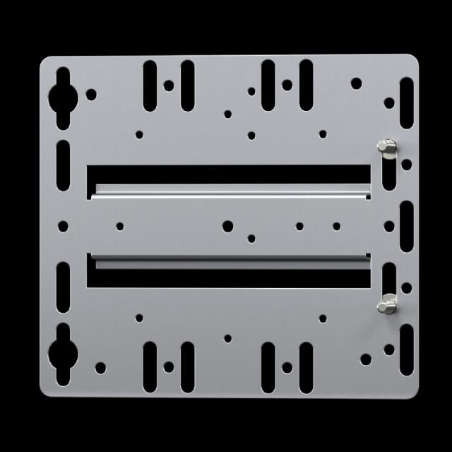 Монтажная пластина со встроенной DIN-рейкой - фото 5