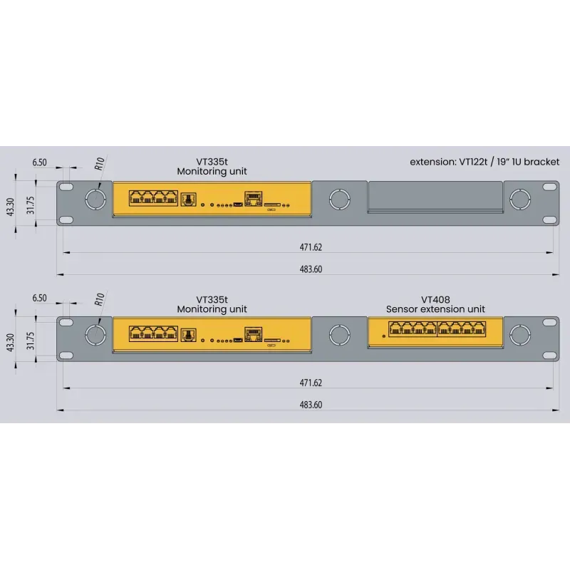 VT125t Монтажный кронштейн для VT408 - фото 8
