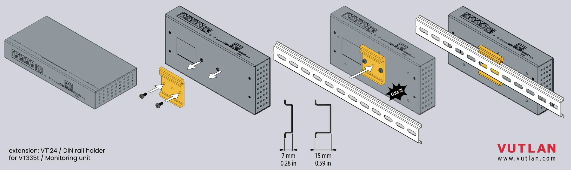 DRP-03 Держатель DIN-рейки - фото 8