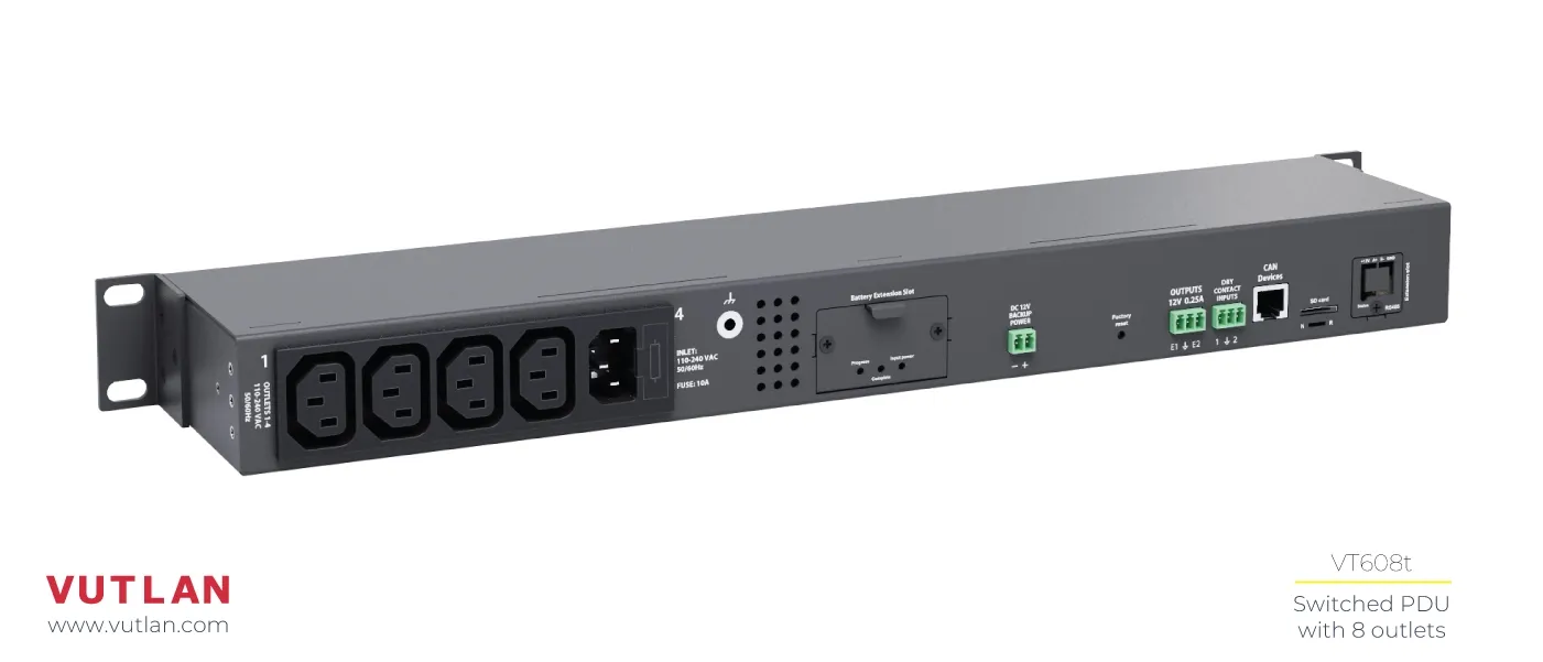 Коммутируемый блок распределения питания VT604G - фото 9