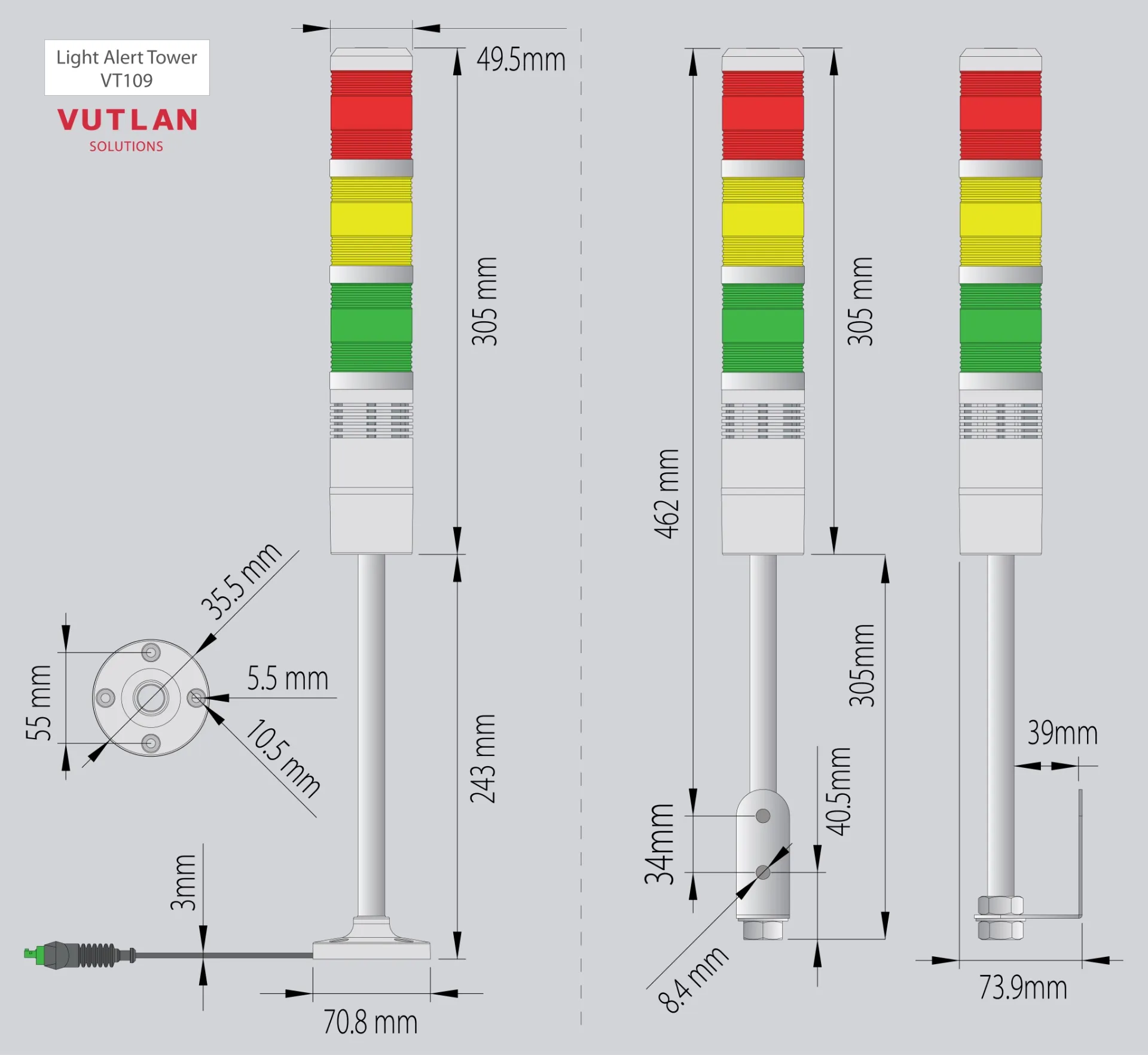 VT109 Световая башня - фото 12