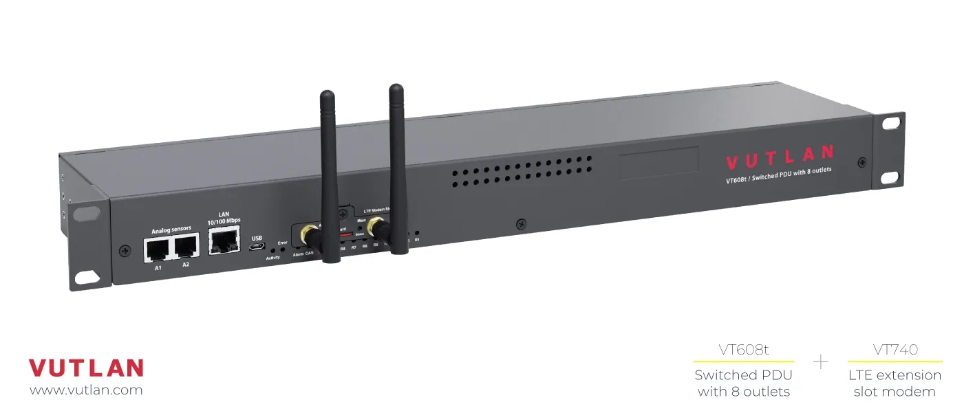 Коммутируемый блок распределения питания VT608t - фото 9