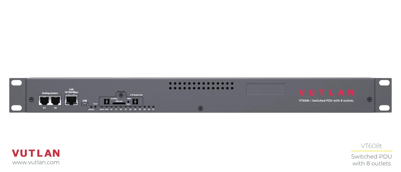 Коммутируемый блок распределения питания VT608t - фото 11