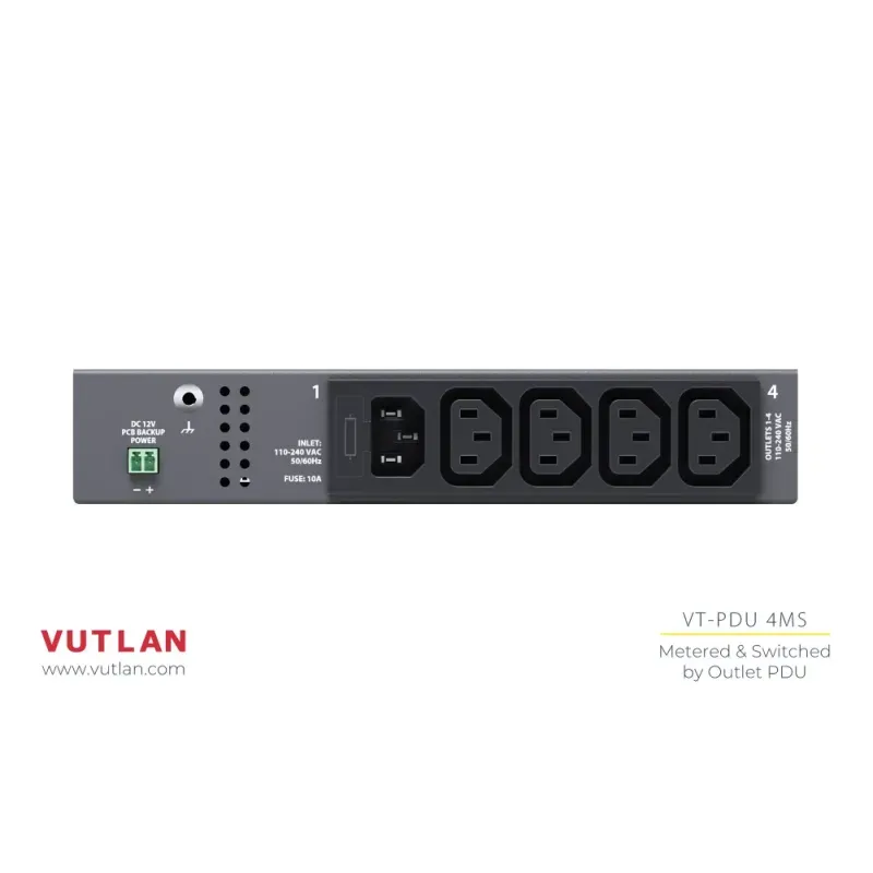 VT-PDU 4MS PDU с переключением и измерением по розетке - фото 6