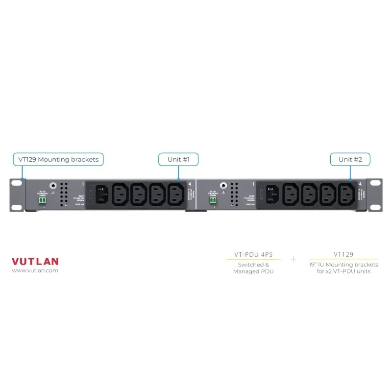 VT-PDU 4PS, переключаемый розеточным PDU - фото 5