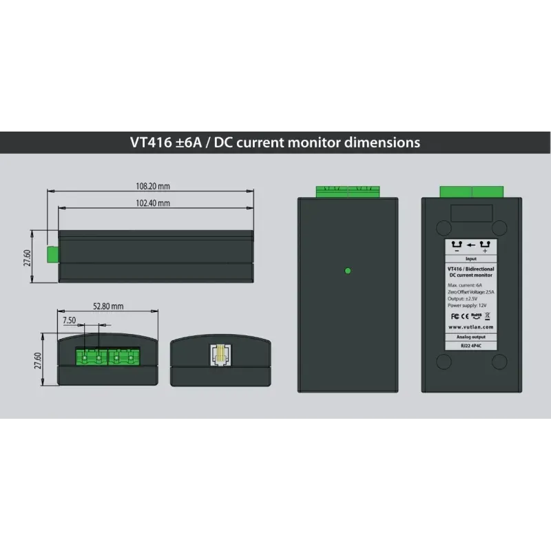 Амперметр постоянного тока VT416 - фото 5