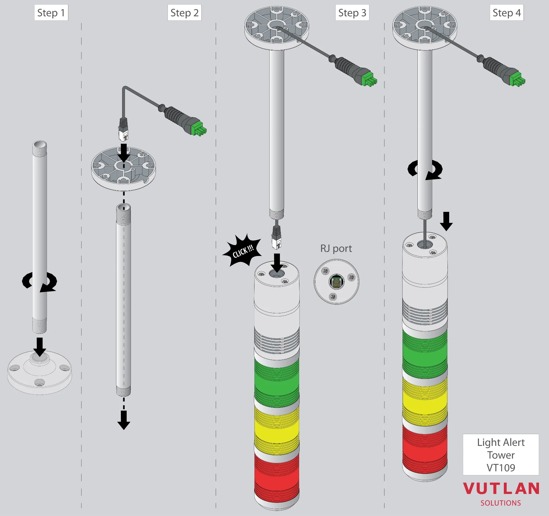 VT109 Световая башня - фото 13